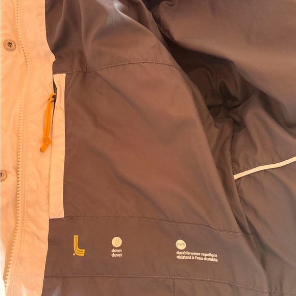 Lole Women's Cream Puffer Jacket with Faux Fur Hood - Picture 6 of 8